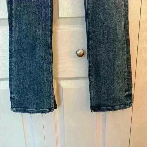 Express Mid Rise Ripped Skyscraper Jeans - Picture 7 of 16